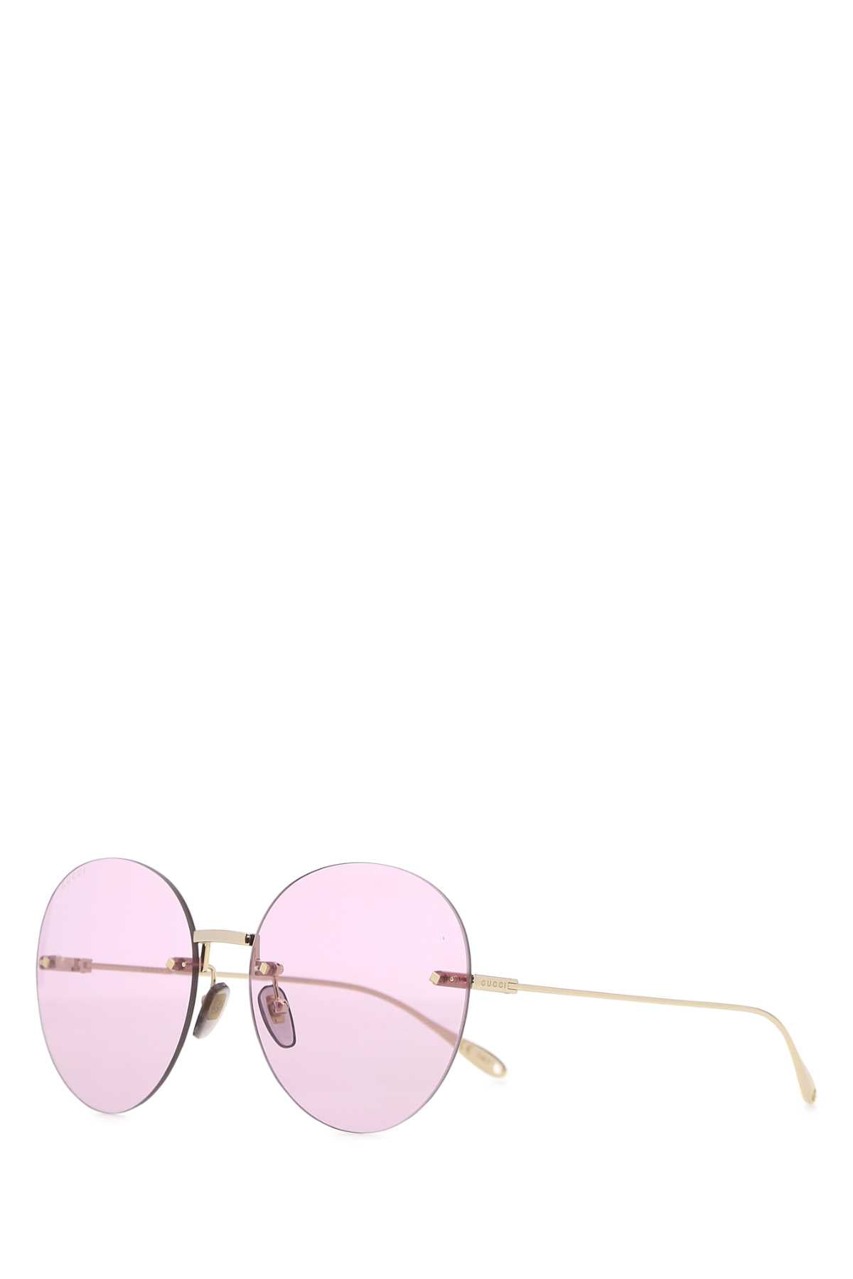 GUCCI Chic Gold Metal Sunglasses