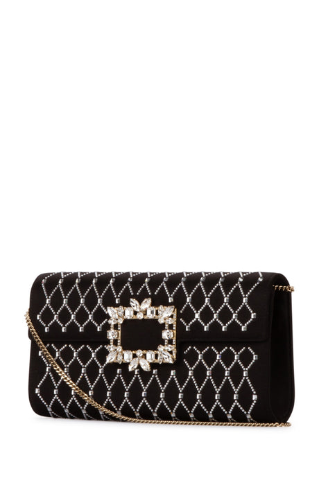 ROGER VIVIER Elegant Mini Leather Clutch