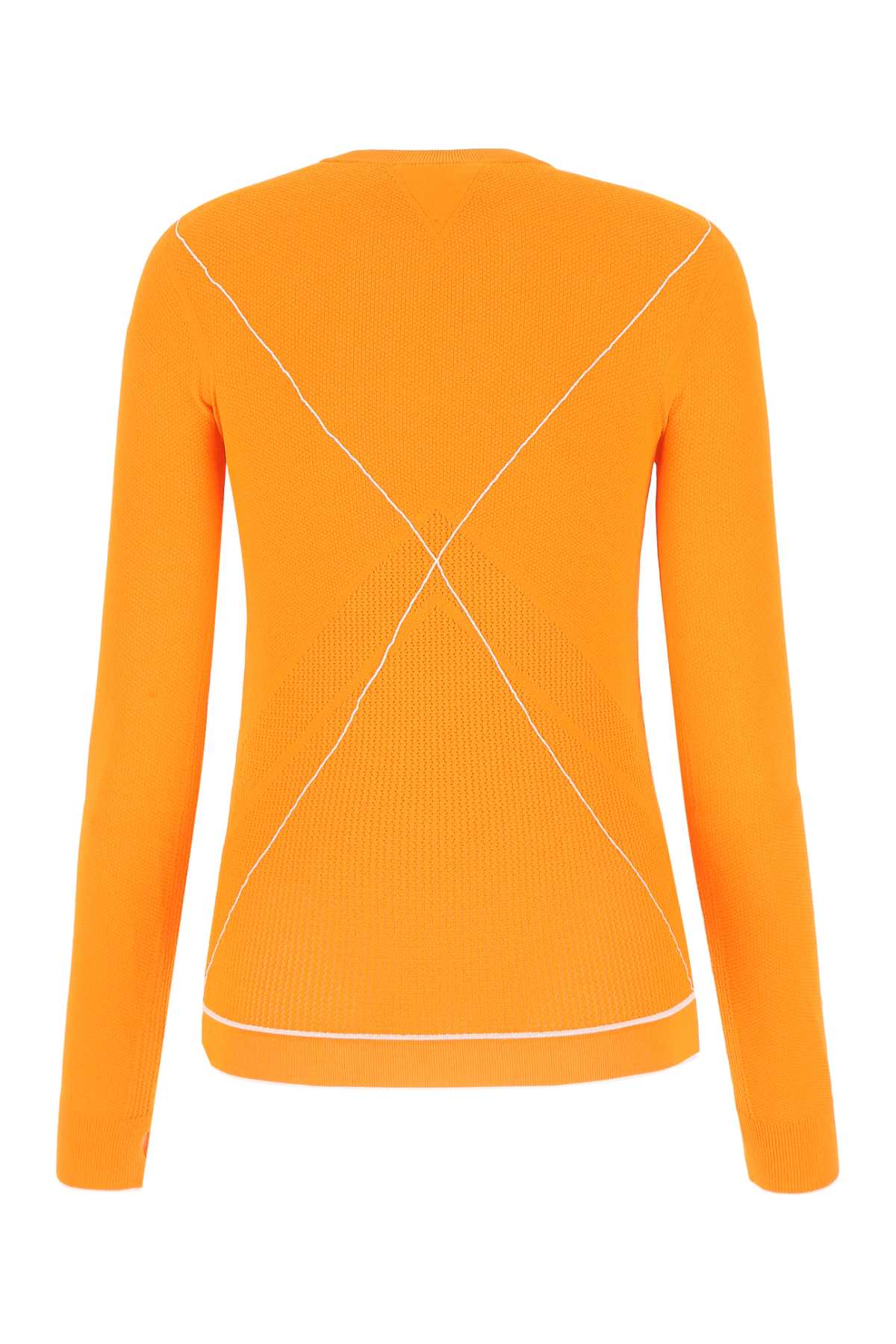 BOTTEGA VENETA Elegant Viscose Blend Sweater in Orange