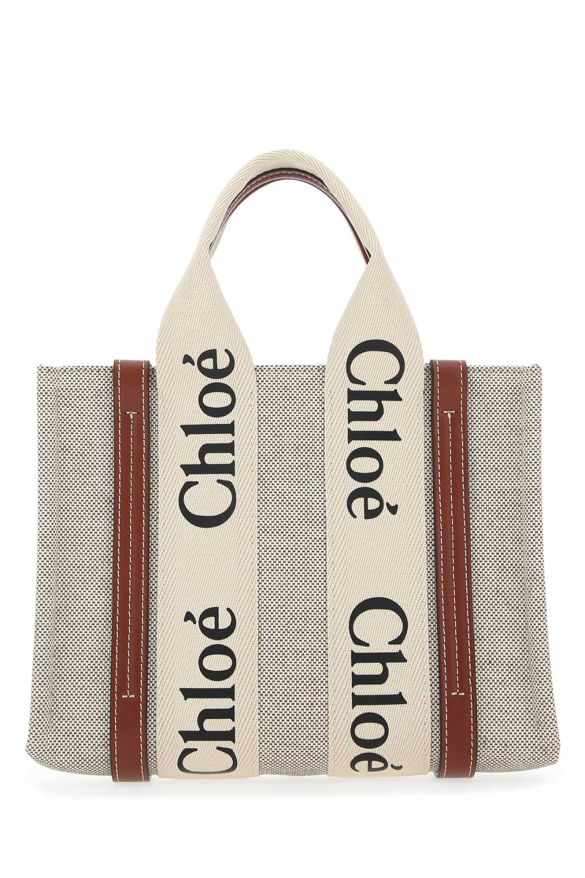 CHLOE Mini Multicolor Fabric Shopping Handbag