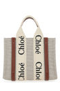 CHLOE Mini Multicolor Fabric Shopping Handbag