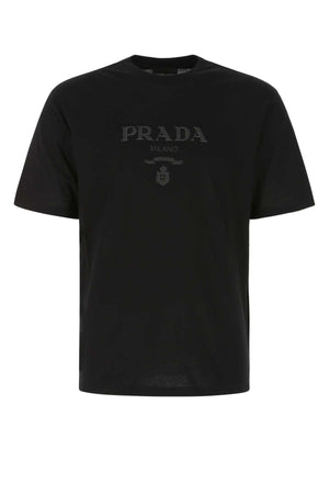 PRADA Classic Black Cotton T-Shirt for Men