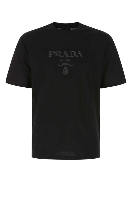 PRADA Classic Black Cotton T-Shirt for Men