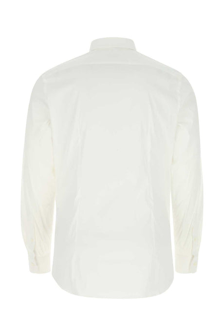 PRADA Classic White Poplin Shirt for Men