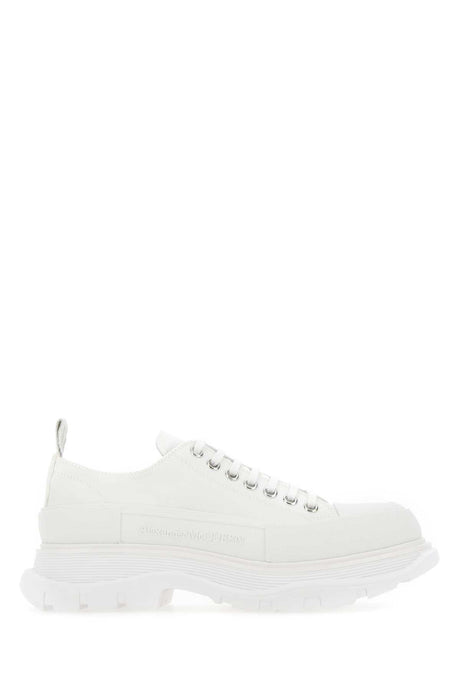 ALEXANDER MCQUEEN Sleek Canvas Tread Slick Sneakers