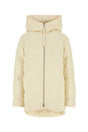 JIL SANDER Cream Polyester Down Jacket for Women