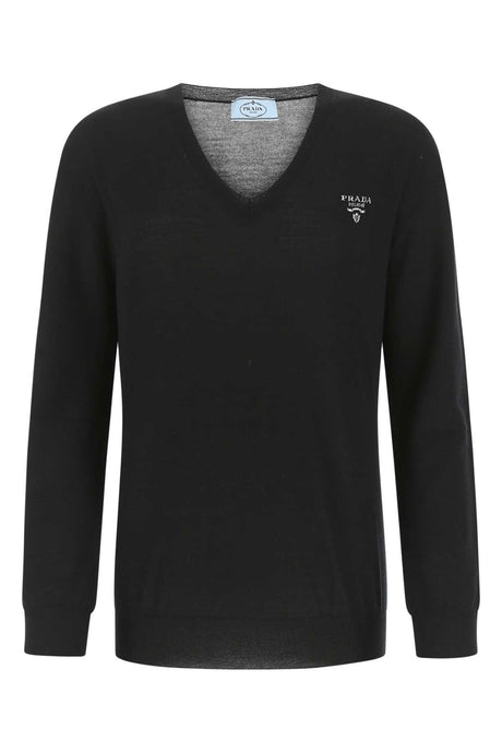 PRADA Luxurious Cashmere Blend Sweater - Black