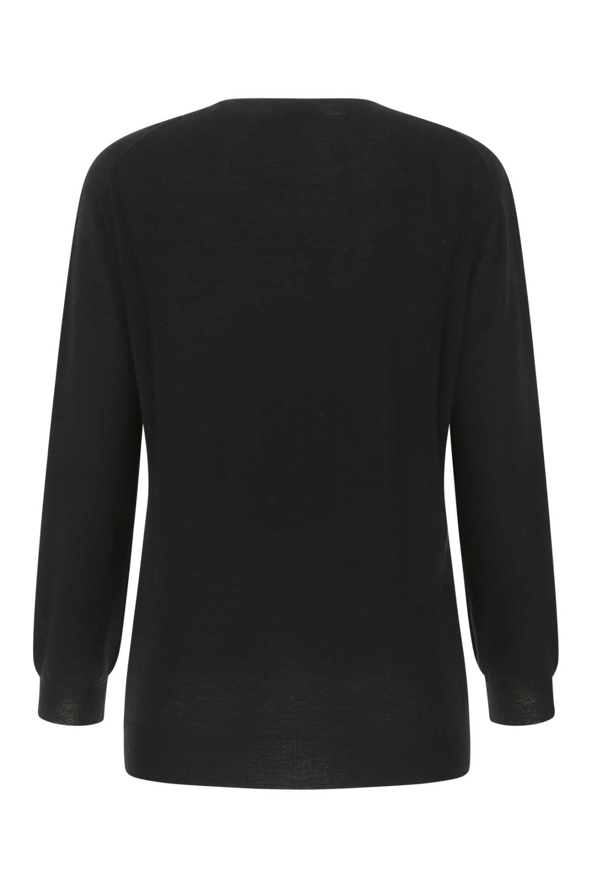 PRADA Luxurious Cashmere Blend Sweater - Black