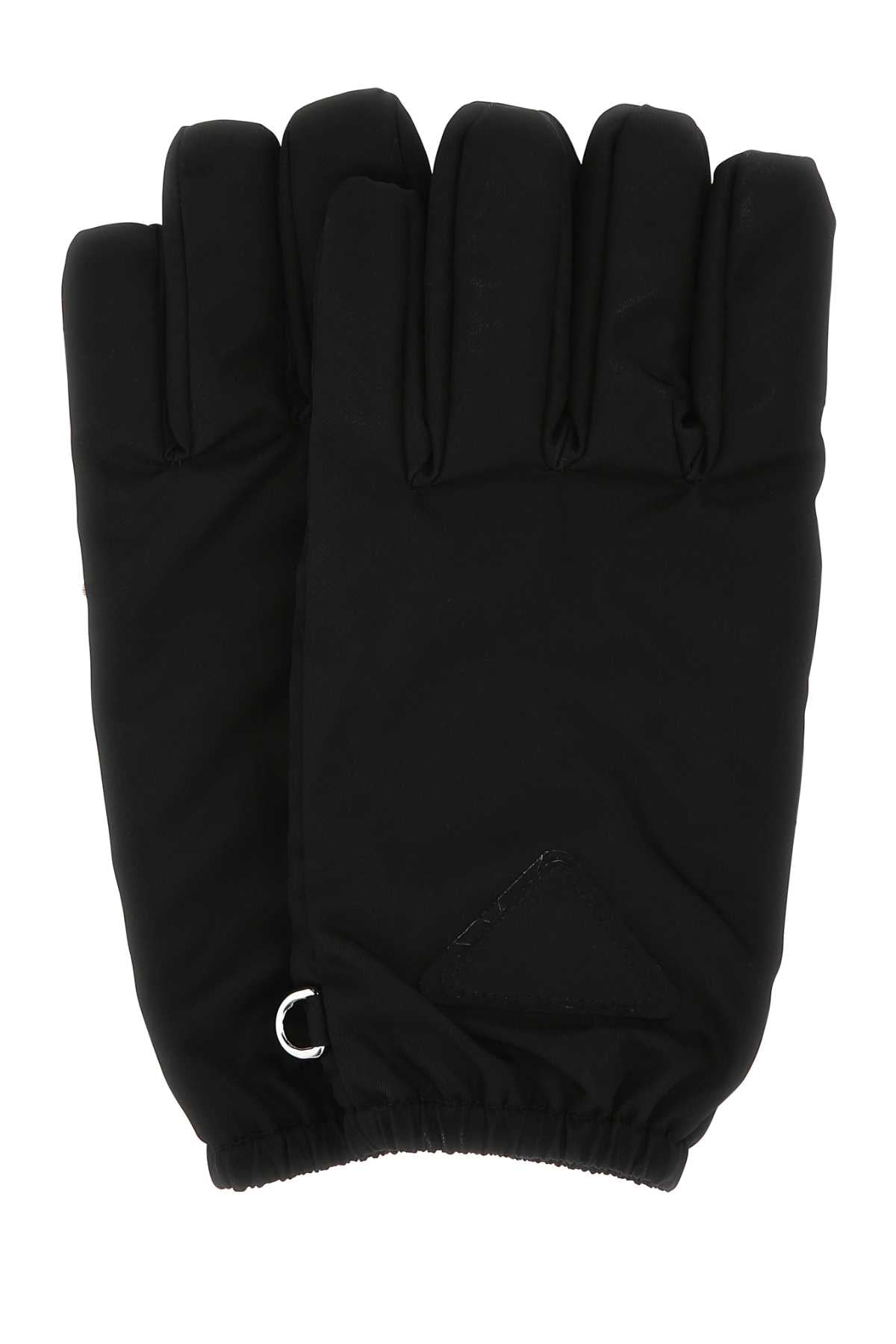 PRADA Black Re-Nylon Gloves for Men