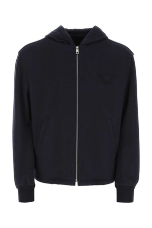 PRADA Cashmere Blend Sweatshirt for Men - Stylish Comfort