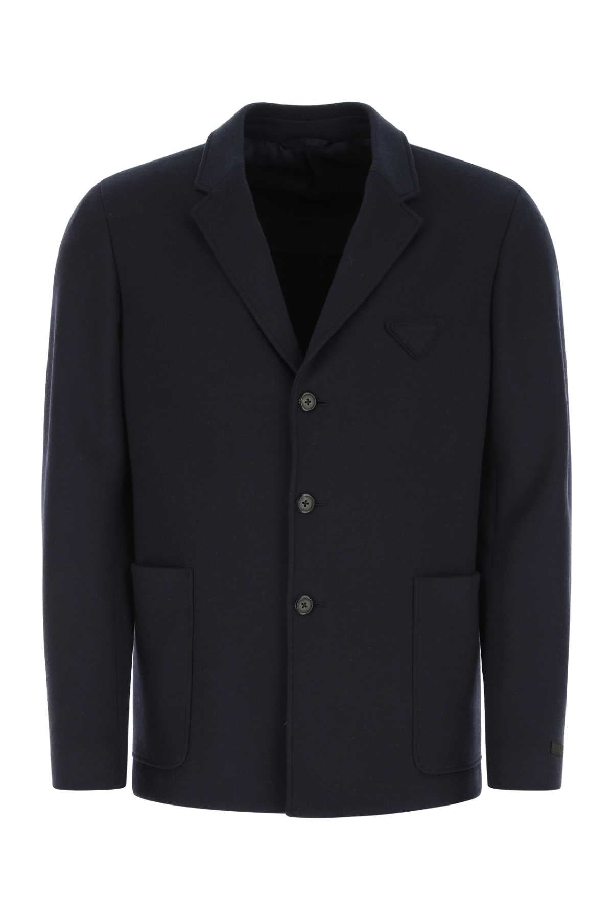 PRADA Classic Cashmere and Wool Blend Blazer for Men