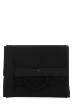 SAINT LAURENT Mini Nylon City Shoulder Handbag