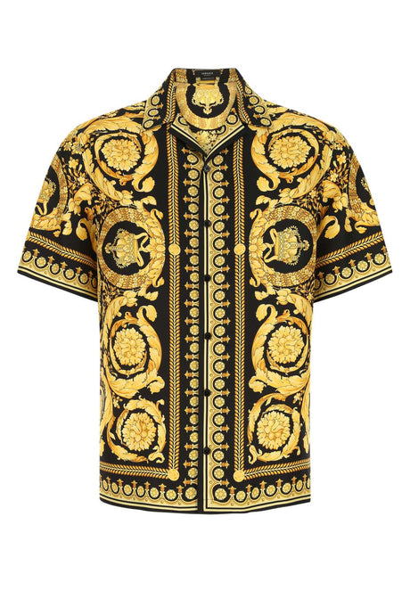 VERSACE Stylish Printed Silk Shirt for Men