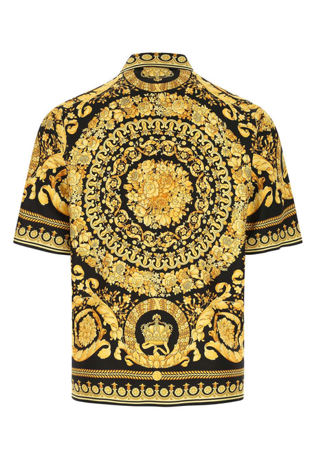 VERSACE Stylish Printed Silk Shirt for Men