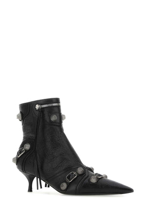 BALENCIAGA Cagole Mini Ankle Boots with 5 cm Heel Height