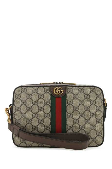 GUCCI Men's Mini GG Supreme Fabric Clutch