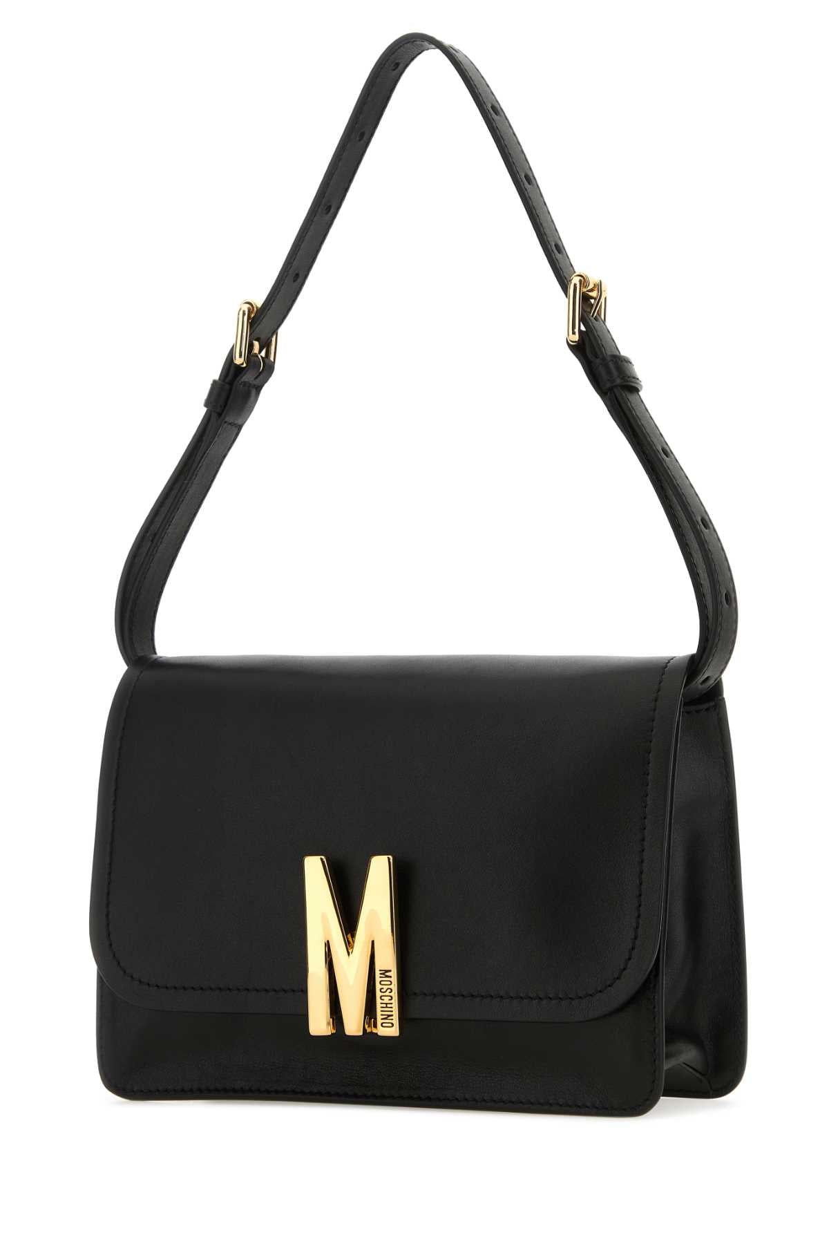 MOSCHINO Chic Mini Leather Handbag with Shoulder Strap