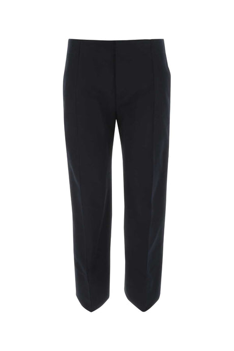 BOTTEGA VENETA Midnight Blue Cropped Cut Pants for Women