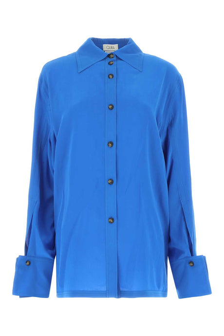 QUIRA Elegant Silk Crepe Shirt for Women