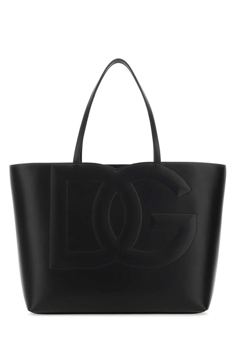 DOLCE & GABBANA Medium Logo Shopping Handbag