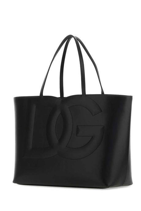 DOLCE & GABBANA Medium Logo Shopping Handbag