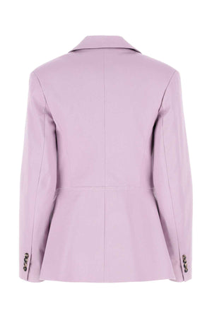 JW ANDERSON Lilac Stretch Cotton Blazer