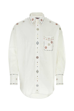 BLUEMARBLE Classic White Poplin Shirt for Men