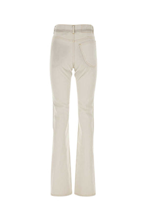 MAISON MARGIELA Chalk Denim Jeans for Women - 2024 Style