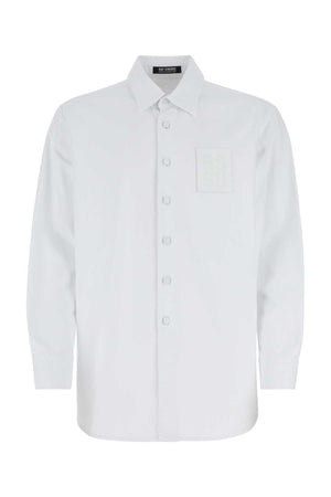 RAF SIMONS Classic White Denim Shirt for Men