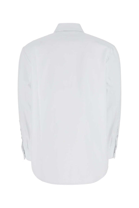 RAF SIMONS Classic White Denim Shirt for Men