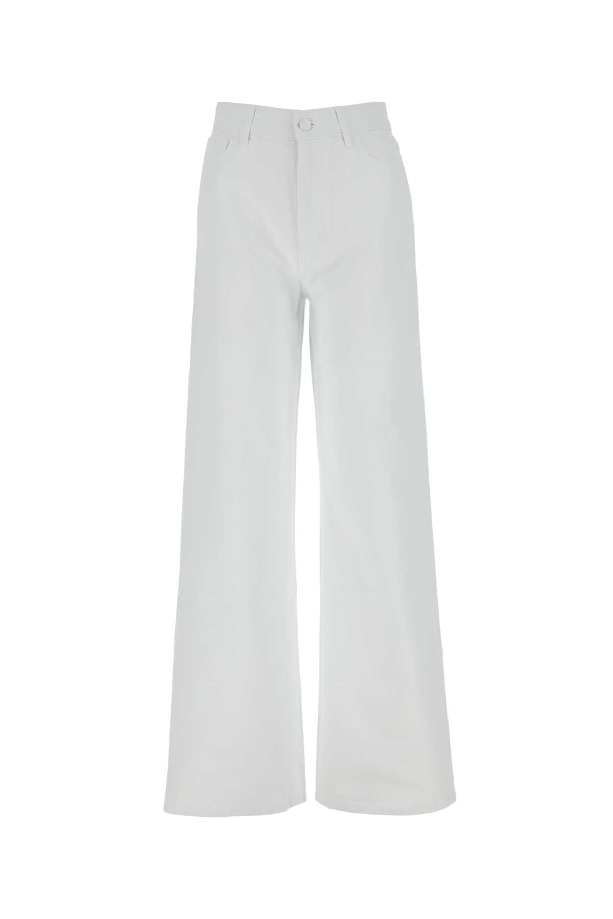 RAF SIMONS Chic White Denim Jeans for Women