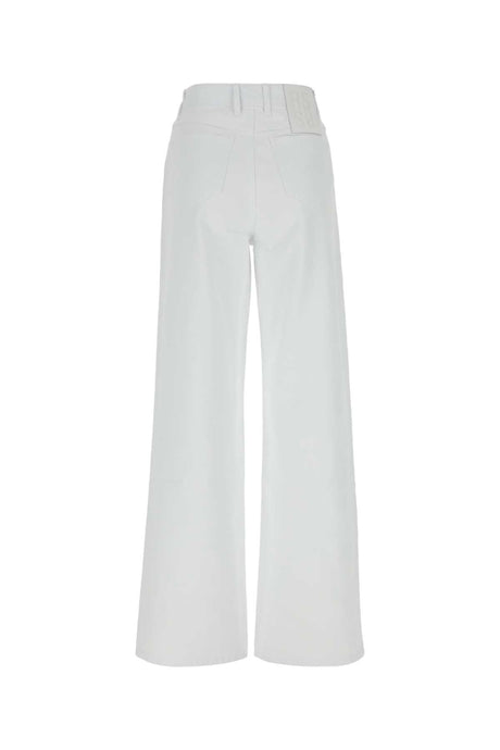 RAF SIMONS Chic White Denim Jeans for Women