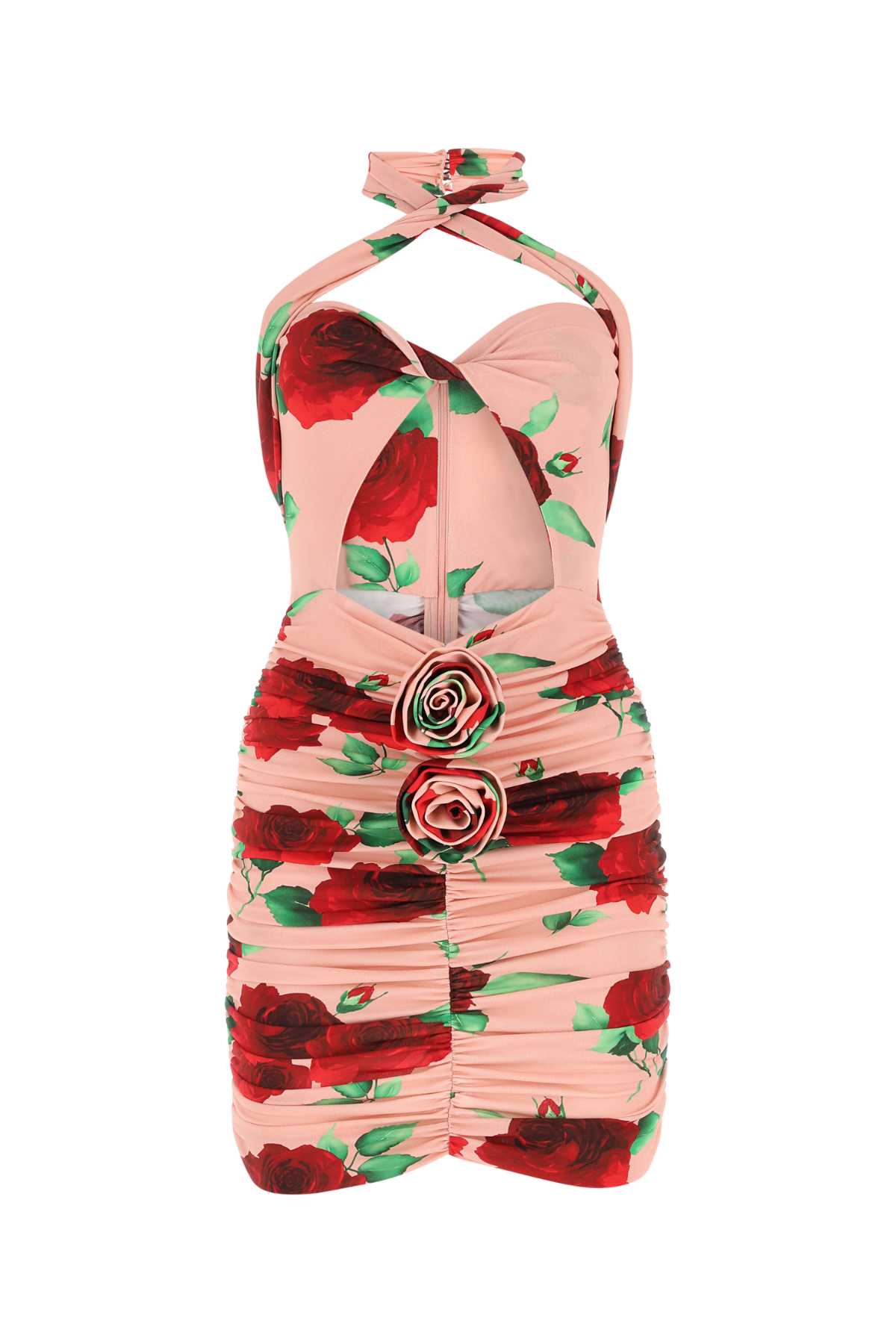 MAGDA BUTRYM Floral Printed Stretch Mini Dress