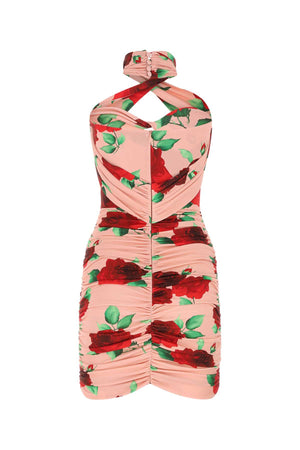 MAGDA BUTRYM Floral Printed Stretch Mini Dress