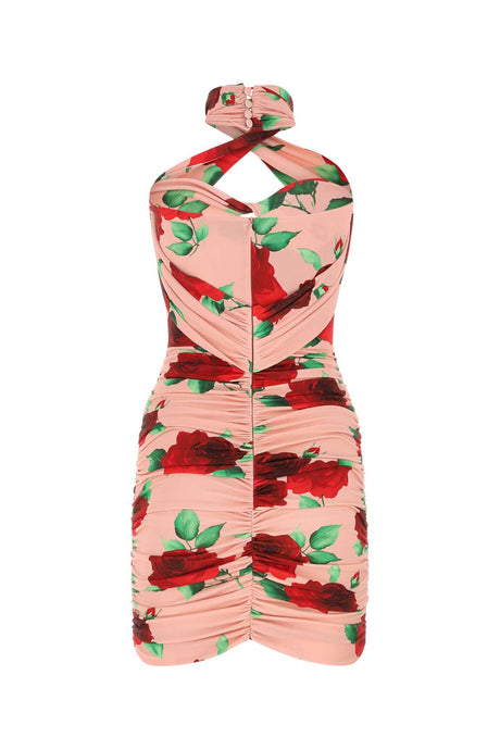 MAGDA BUTRYM Floral Printed Stretch Mini Dress