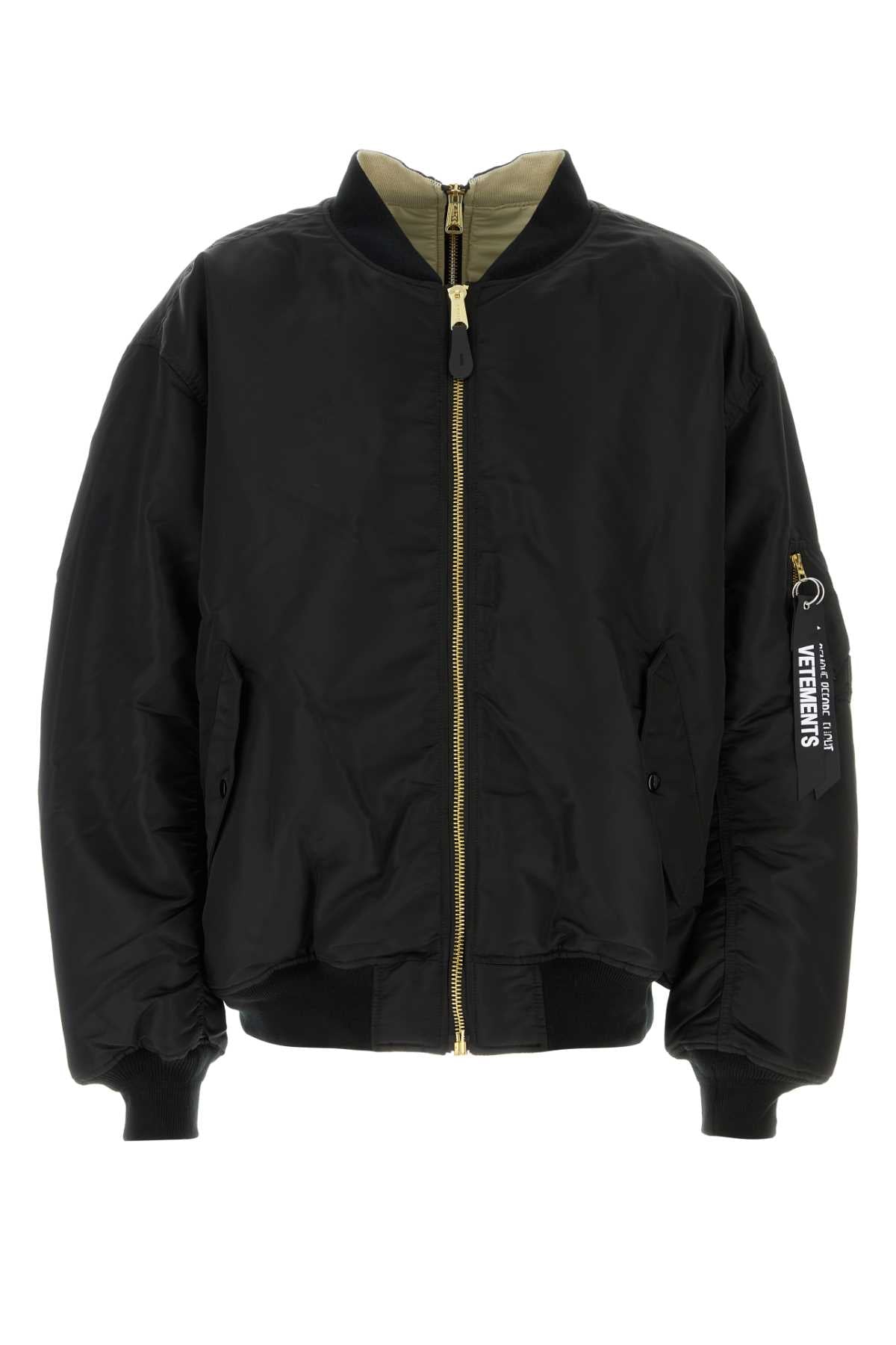 VETEMENTS Reversible Padded Jacket - Versatile Black