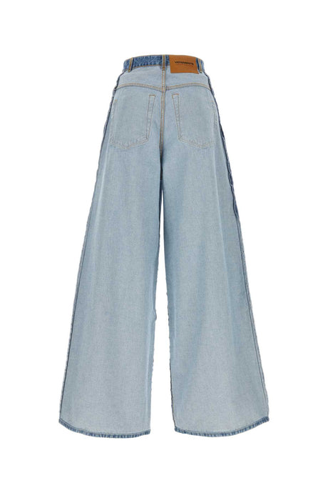 VETEMENTS Light Blue Denim Jeans for Men