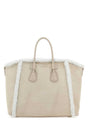 GIVENCHY Mini Sand Suede Antigona Sport Handbag