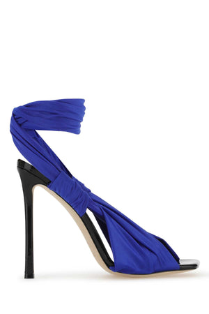 JIMMY CHOO Electric Blue 12.5 cm Heel Women's Sandals