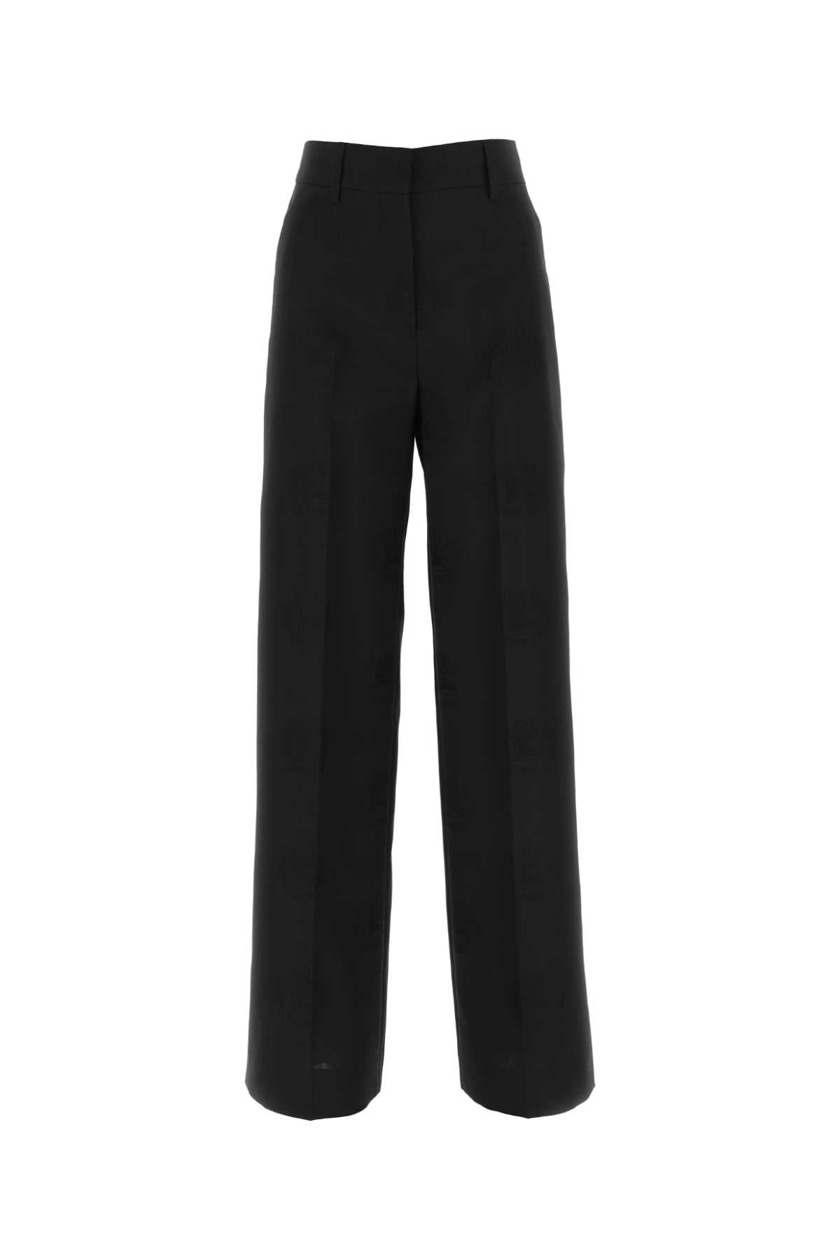 BURBERRY Chic Wide-Leg Wool Blend Pants for Women