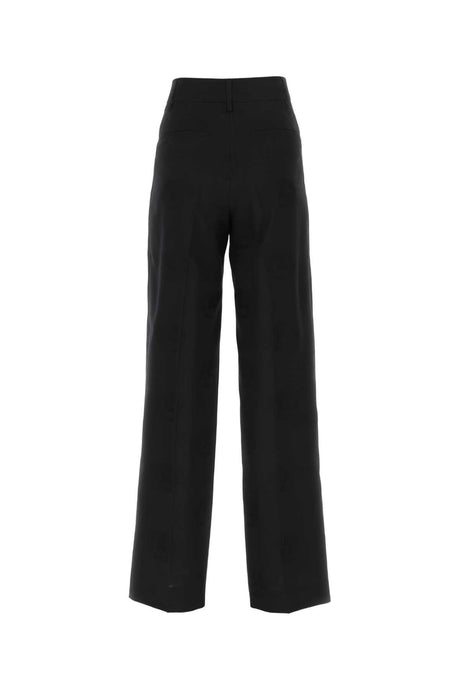 BURBERRY Chic Wide-Leg Wool Blend Pants for Women