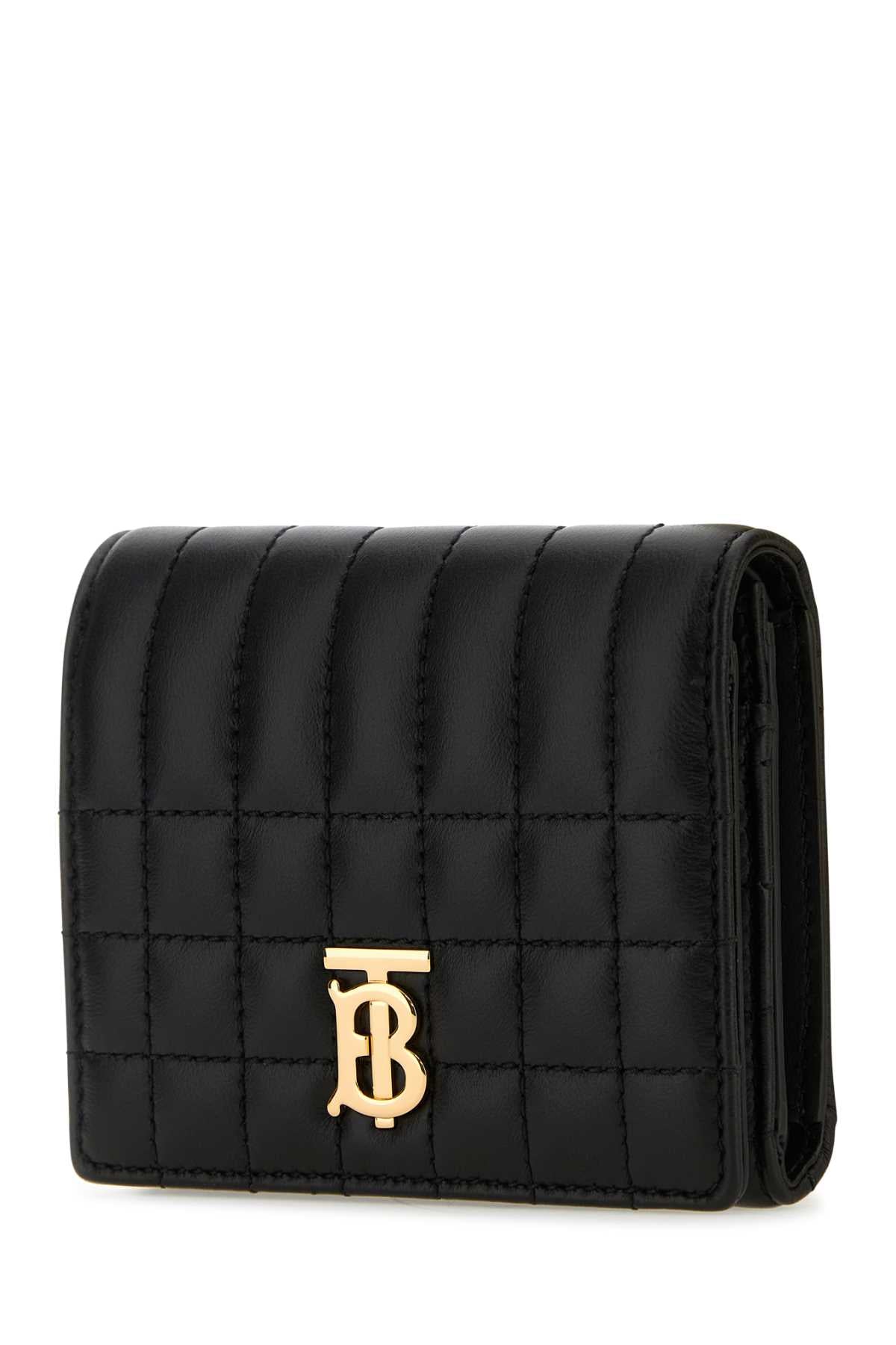 BURBERRY Elegant Black Nappa Leather Wallet - Dimensions: 12 cm x 9 cm x 2.5 cm