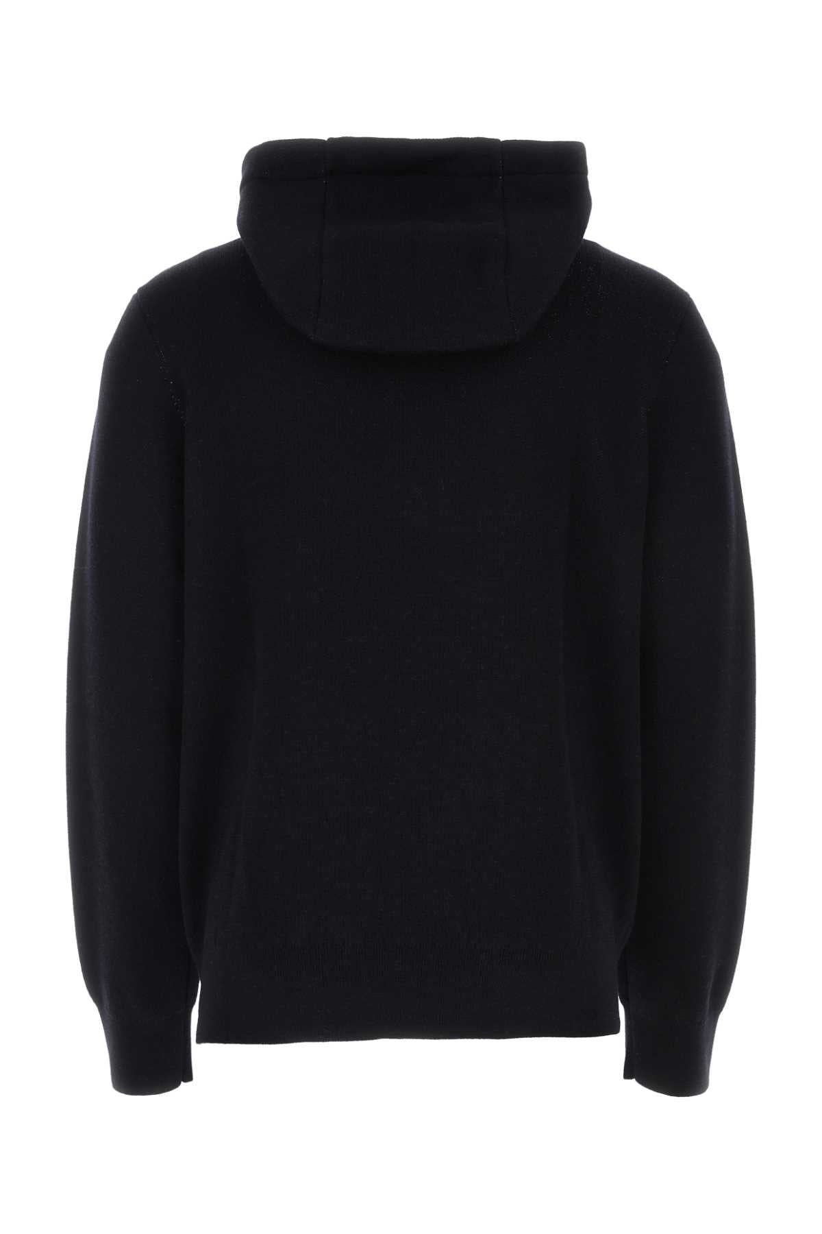 BURBERRY Men's Cozy Cotton Blend Sweatshirt - Midnight Blue