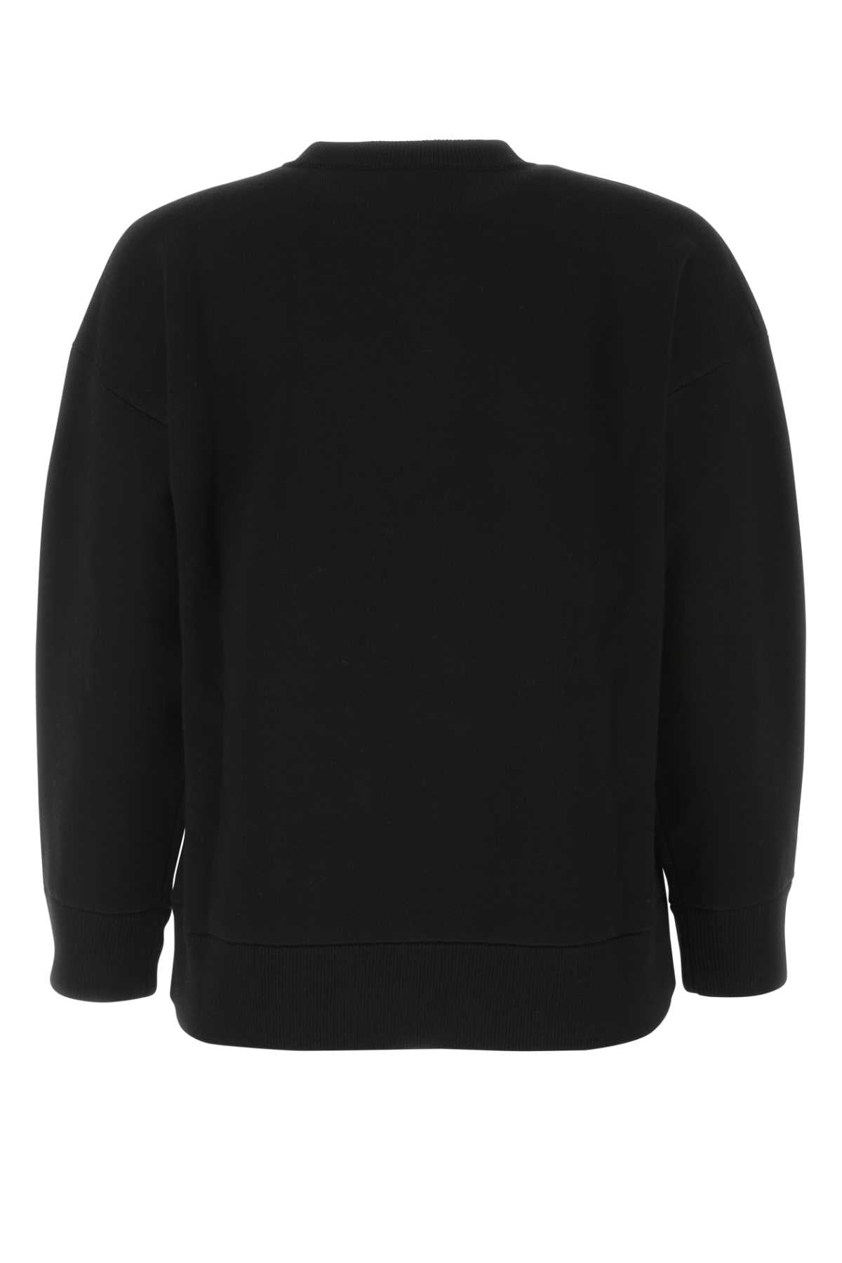 BURBERRY Elegant Black Stretch Wool Blend Sweater for Women