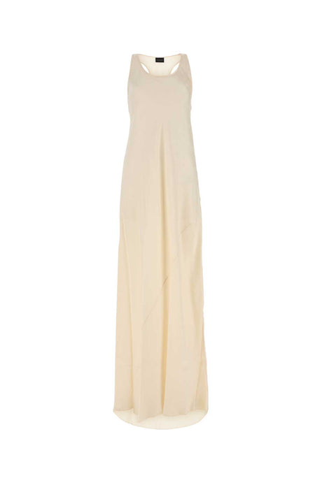 BALENCIAGA Ivory Satin Long Dress