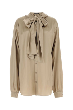 BALENCIAGA Oversized Satin Shirt for Women