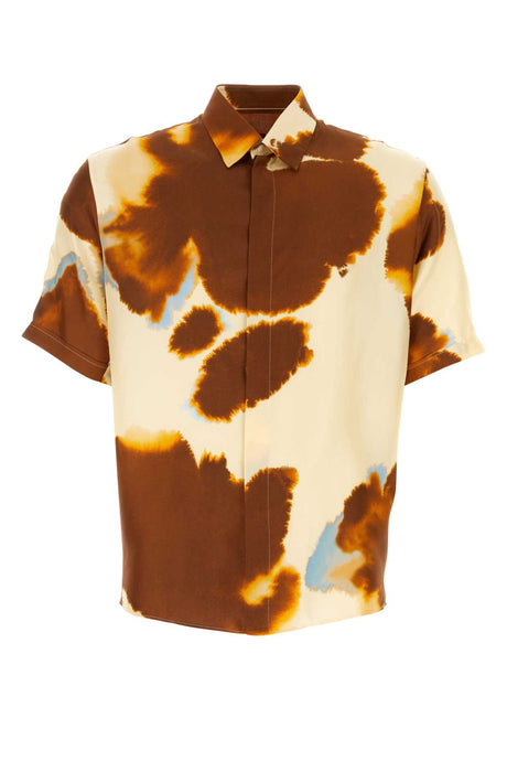 FENDI Printed Satin Shirt for Men