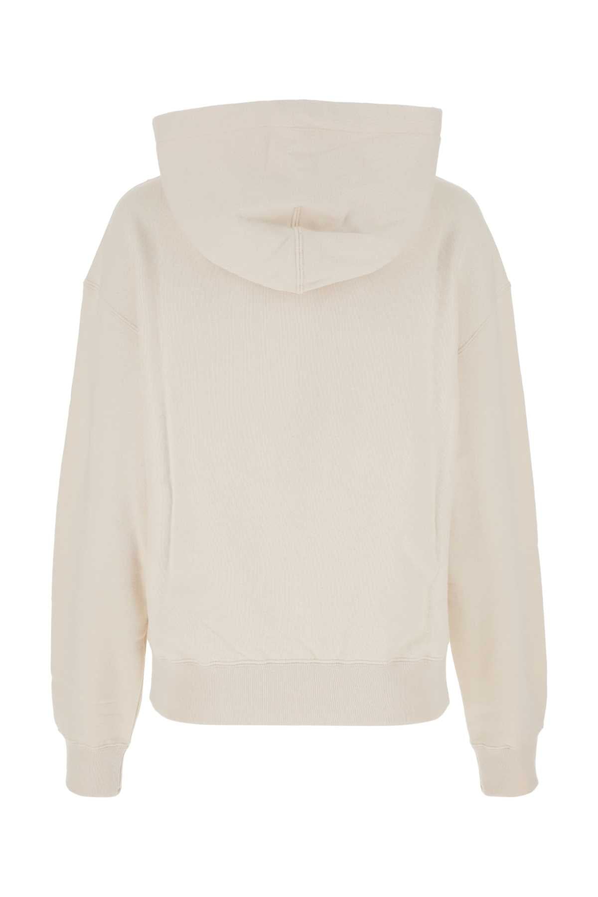 JIL SANDER Cream Cotton Oversize Sweatshirt for Women