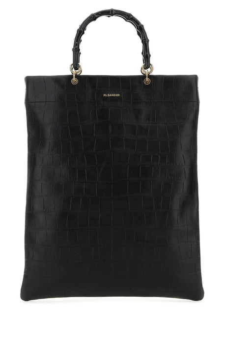 JIL SANDER Medium Leather Shopping Handbag - Perfect for Everyday Use