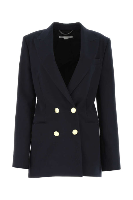 STELLA McCARTNEY Elegant Navy Blue Polyester Blend Blazer for Women